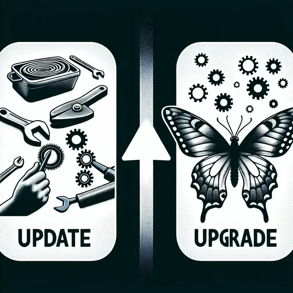Perbedaan Antara Update dan Upgrade Perangkat Lunak
